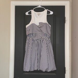 Anthropology/ Porridge Cat & Jack Navy and White Striped Dress